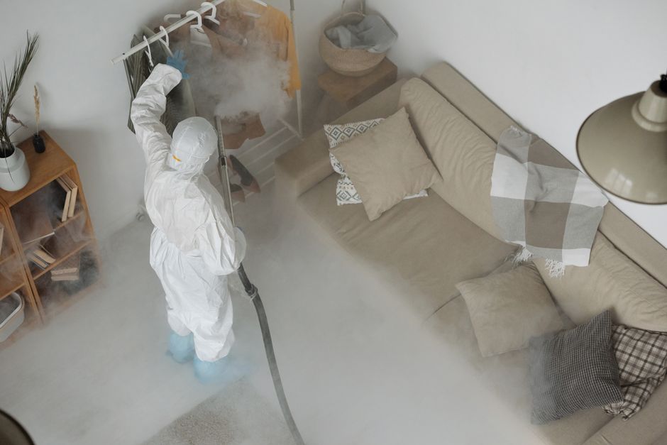Carpet steam cleaning process